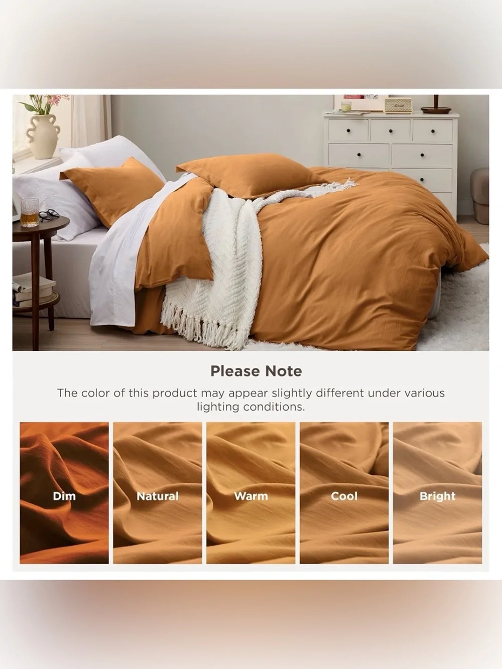 KING SIZE Duvet 3 Pc Set 100% Microfiber - GOLD